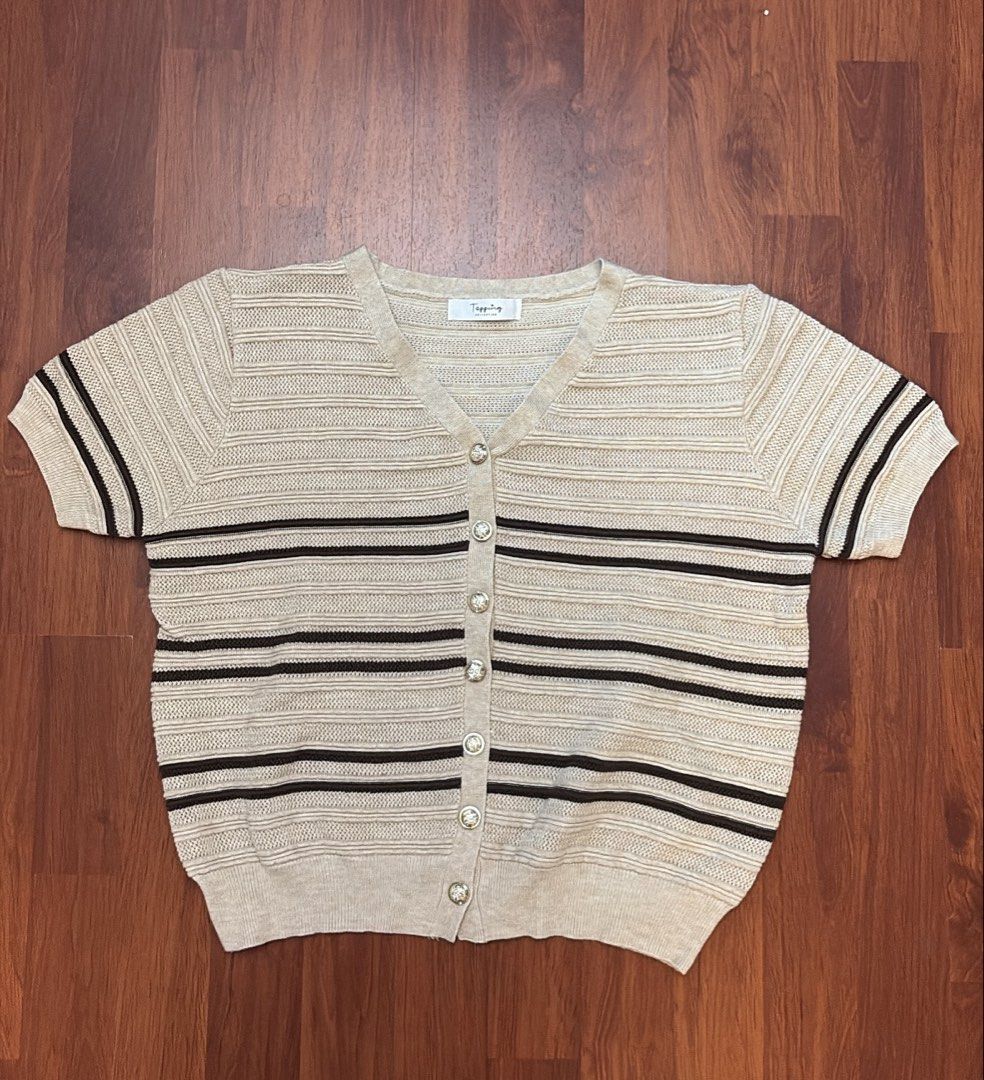 BKK Toppings Knitted top (Category: Blouses) located in Silang. Submitted by collectionbyrk (Listing ID 1465521417, Image 1). Description: Toppings BKK.