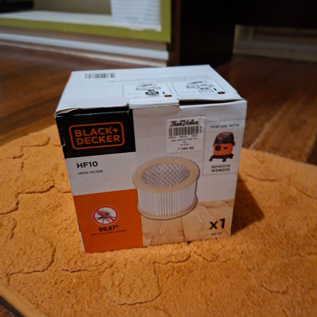 Black and decker vacuum hf10 hepa filter (Category: Craft Supplies & Tools) located in Pasig City. Submitted by last_price_posted (Listing ID 1465478727, Image 2). Description: .