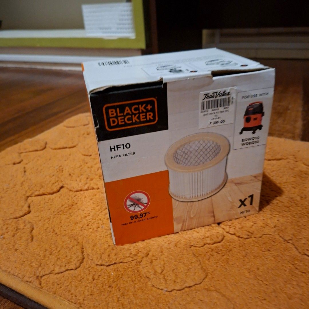 Black and decker vacuum hf10 hepa filter (Category: Craft Supplies & Tools) located in Pasig City. Submitted by last_price_posted (Listing ID 1465478727, Image 3). Description: .