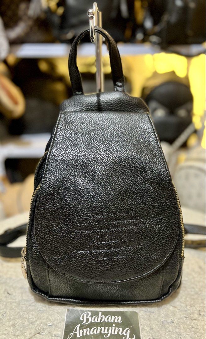 Black Egg Shaped Bp (Category: Backpacks) located in Rizal. Submitted by babamamanyingonlineshop (Listing ID 1465540839, Image 1). Description: .