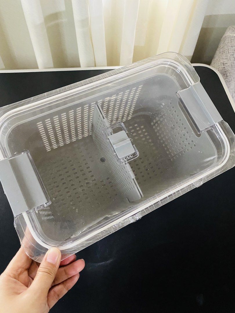Bleuberry Home Fridge Storage with Basket (Category: Food Organization & Storage) located in Manila. Submitted by glen_n (Listing ID 1464899451, Image 3). Description: Bleuberry Home Fridge Storage with Basket Brandnew never used Strictly for pick-up or Lalamove only. Shipping fee to be shouldered by the buyer. 📍Parañaque city.