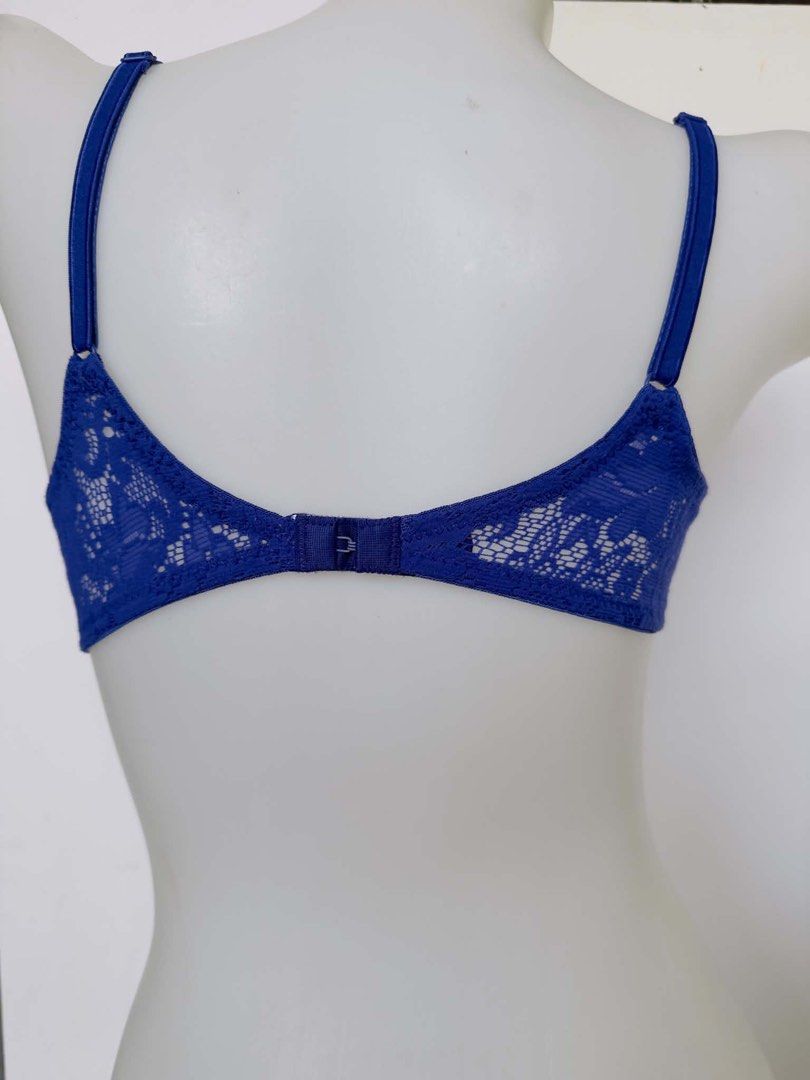 blue lace bra underwire no pads 34B (Category: Undergarments & Loungewear) located in San Jose. Submitted by 99ners (Listing ID 1465499730, Image 2). Description: .