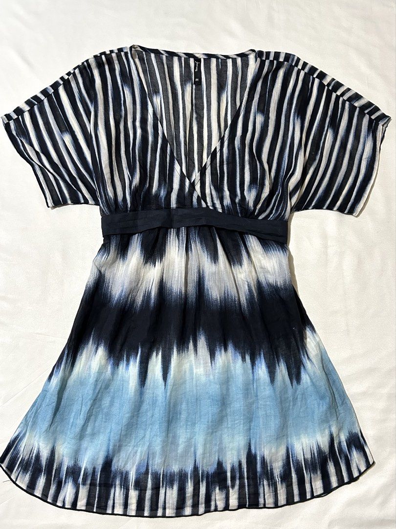 blue tassle-tie caftan | boho vibes (Category: Others Tops) located in Pagadian. Submitted by yowna_declutters (Listing ID 1465436132, Image 1). Description: loc: pagadian city, mindanao payment first.