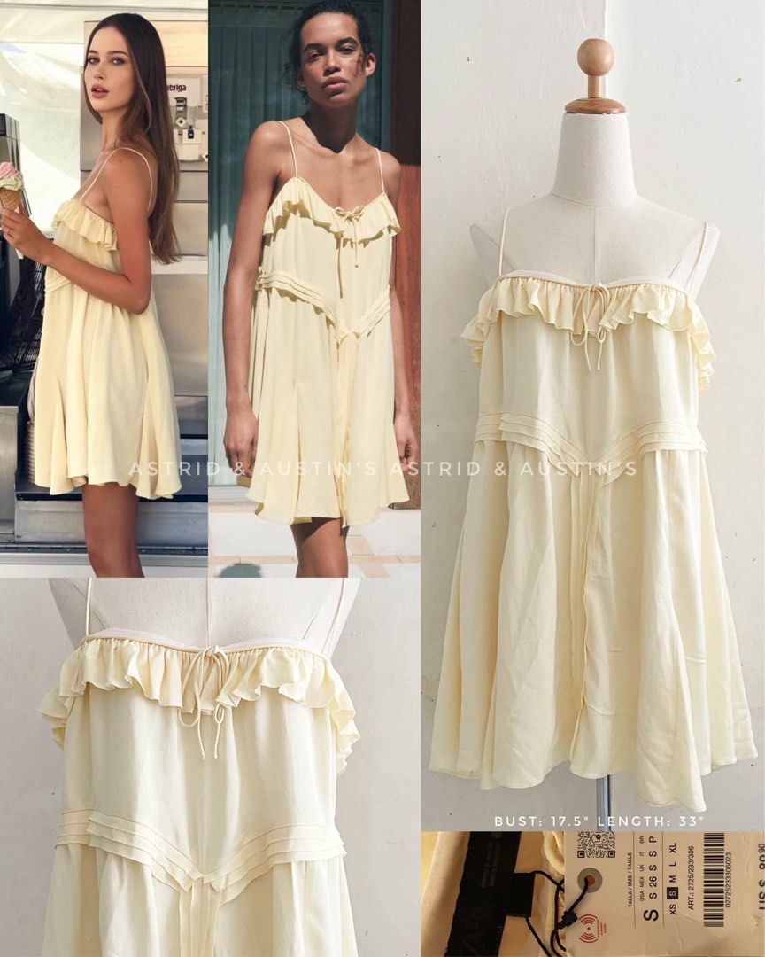 BNWT ZARA dress (Category: Dresses) located in Dasmarinas. Submitted by allisongrey1323 (Listing ID 1465449597, Image 1). Description: BNWT ZARA dress Small on tag price: 1,200.