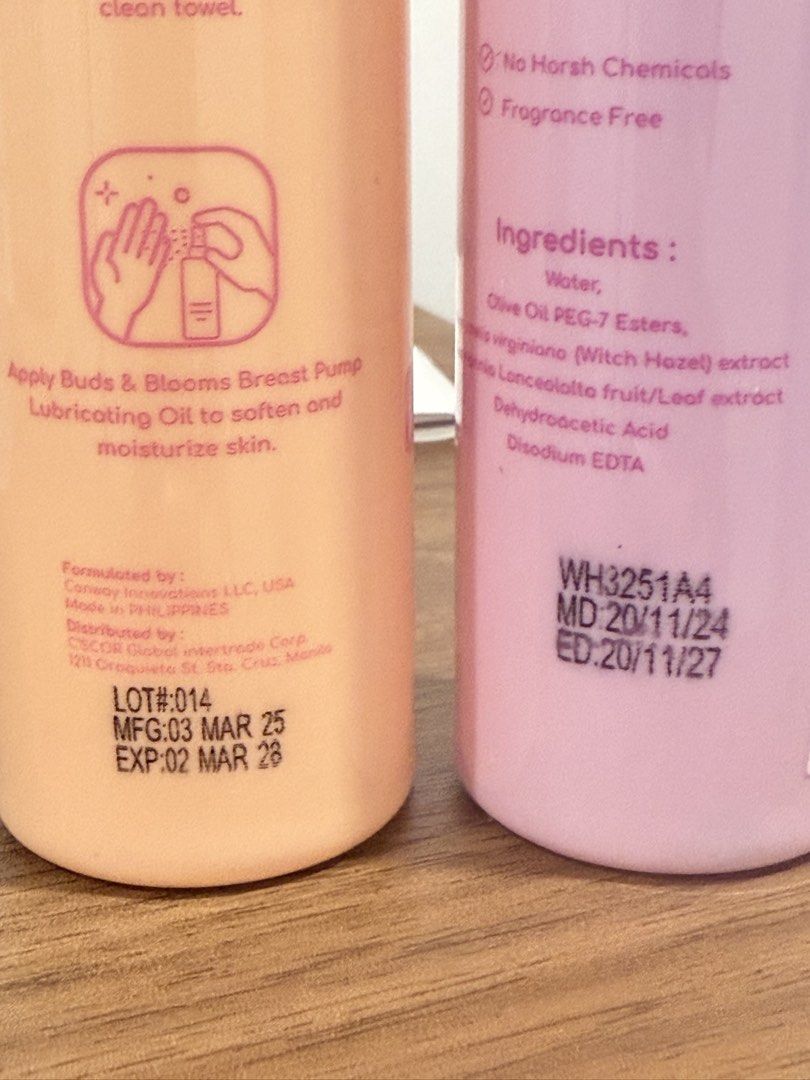 Buds & Blooms Set (Category: Body Care) located in Quezon City. Submitted by ravsberries (Listing ID 1465481132, Image 2). Description: Breastfeeding cleansing mist Witch Hazel perineal spray.
