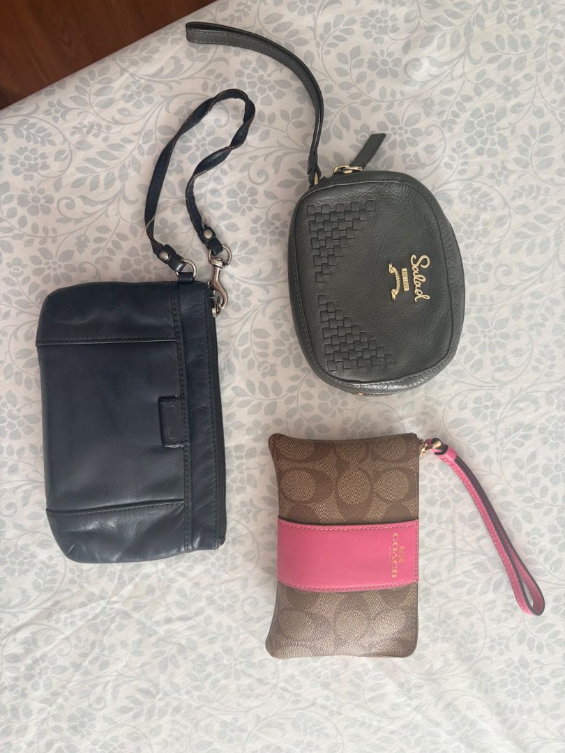 Bundle sale. 3 wristlets for 2,299 (Category: Luxury Bags & Wallets) located in Binan City. Submitted by magaebae0481790 (Listing ID 1465452657, Image 1). Description: Coach and salad wallet..