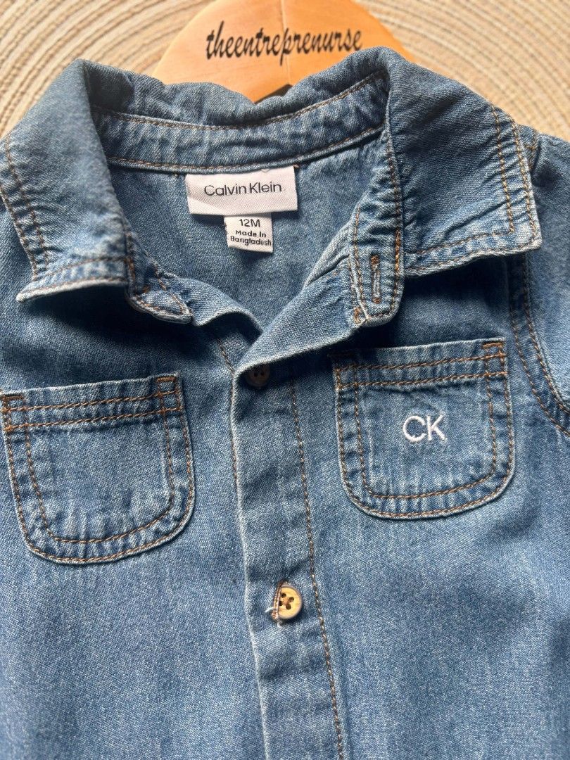 Calvin Klein Denim Romper 12M (Category: Babies & Kids Fashion) located in Quezon City. Submitted by theentreprenurse (Listing ID 1465419856, Image 2). Description: 𝘼𝙐𝙏𝙊 𝙋𝘼𝙎𝙎 𝙏𝙊 𝙇𝙊𝙒 𝘽𝘼𝙇𝙇𝙀𝙍𝙎 📣 ʙʀᴀɴᴅ: CK ꜱɪᴢᴇ: 12.m ᴍᴏᴘ: ɢᴄᴀꜱʜ ꜱʜɪᴘᴘɪɴɢ 🛒 (NO RUSH. I'm a working momma :) ) ▪︎ꜰʟᴀꜱʜ ᴇxᴘʀᴇꜱꜱ | J&T ▪︎ʟᴀʟᴀᴍᴏᴠᴇ|ɢʀᴀʙ ~ 𝚃𝚑𝚎𝚜𝚎 𝚌𝚕𝚘𝚝𝚑𝚎𝚜 𝚊𝚛𝚎 𝚊𝚕𝚛𝚎𝚊𝚍𝚢 𝚠𝚊𝚜𝚑𝚎𝚍. 𝙺𝚒𝚗𝚍𝚕𝚢 𝚖𝚊𝚗𝚊𝚐𝚎 𝚢𝚘𝚞𝚛 𝚎𝚡𝚙𝚎𝚌𝚝𝚊𝚝𝚒𝚘�