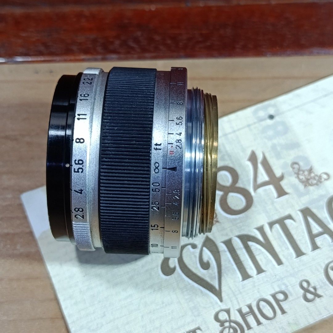 Canon LTM 35mm F2.8 (Category: Lens & Kits) located in Las Pinas. Submitted by 84vintage (Listing ID 1465451202, Image 2). Description: Canon 35mm F2.8 LTM in excellent tested working condition. Smooth Silky Focusing, Clean Glass, Aperture with oil but Tested excellent with nice clicks ( Normal for lenses with NO repairs or Service yet) Body is like new and very Clean with no scratches. Labels are yummy 😋 Get a nice gift for yourself if your sho