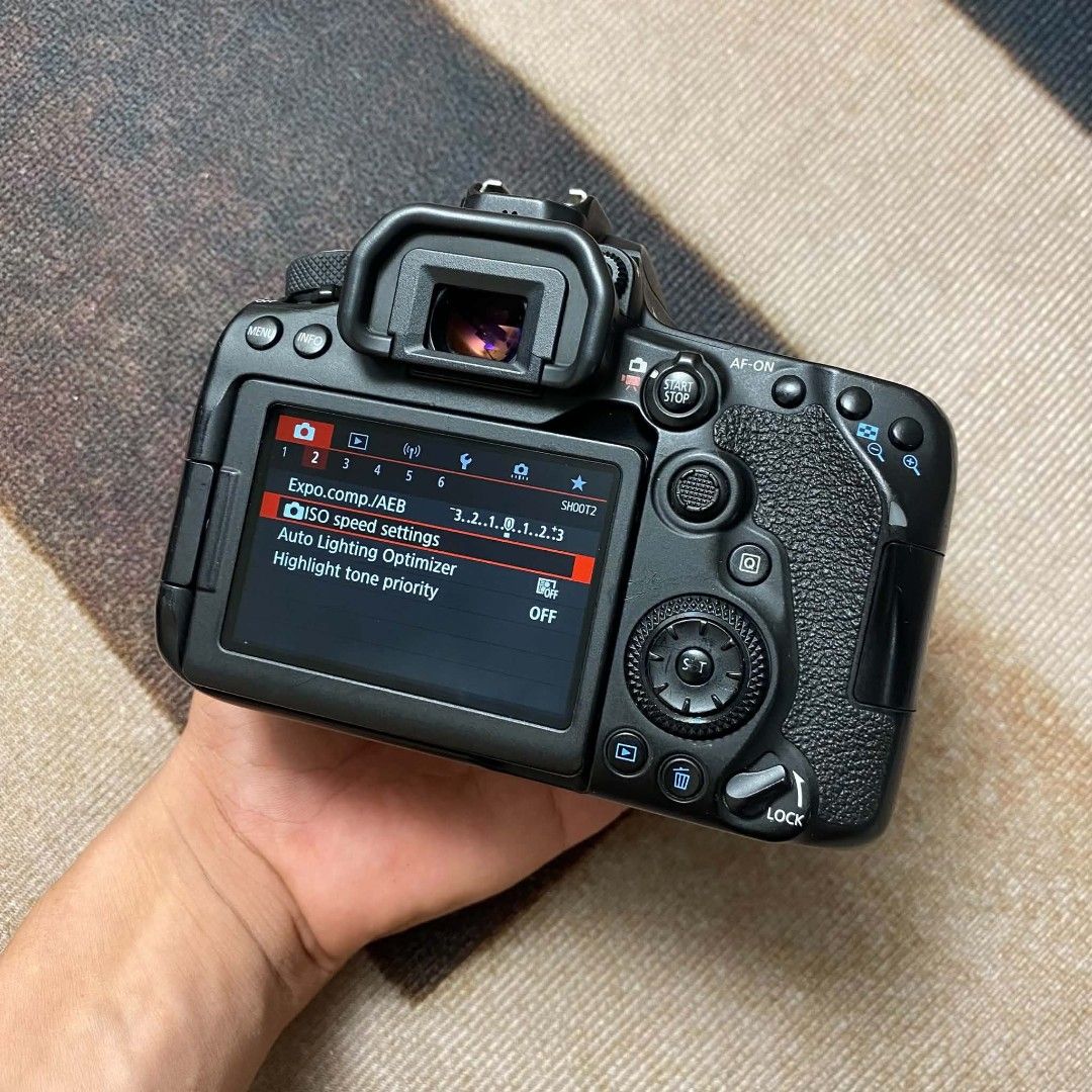 Canon EOS 90D DSLR Camera Body with Accessories (Category: Cameras) located in Rodriguez. Submitted by tan_13 (Listing ID 1465489579, Image 2). Description: Canon 90D body for sale All working Clean sensor 9/10 cosmetics 10/10 functionalities No lcd vignette and dead pixels Rubbers intact Inclusions: Canon 90D body Andoer cage Charger Battery Strap P33,999 only 📍Montalban Rizal Open for meet halfway, Lbc shipping with security deposit to be dedu