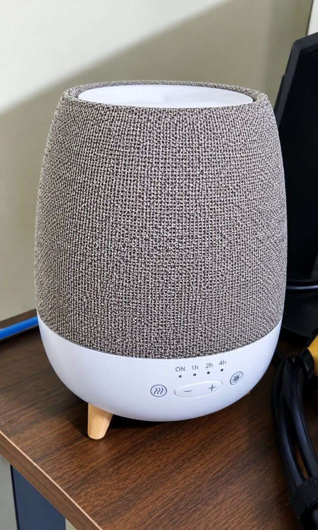 Canvas Fabric Wrapped Aroma Diffuser 300mL (Category: Air Purifiers & Dehumidifiers) located in Cabuyao City. Submitted by jshfrrersnts (Listing ID 1465450468, Image 2). Description: slightly used, napanalunan lang din sa raffle..