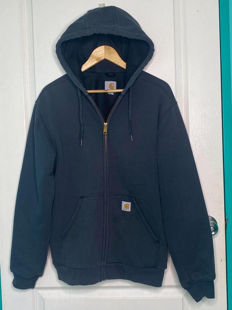 Carhartt (Rain Defender) (Category: Coats, Jackets and Outerwear) located in Manila. Submitted by redsbrandedapparel (Listing ID 1465481386, Image 1). Description: Dimes: 23X26.5 (Small) Issue: Rush stain and Small hole.