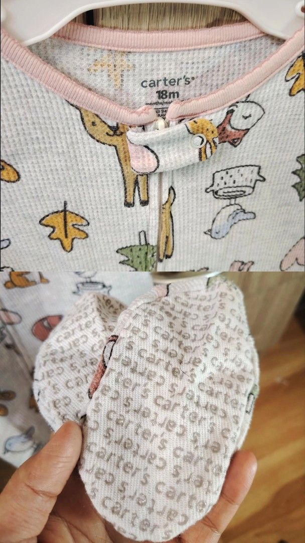 Take all - Carter's Frogsuit (Size 18 Months) (Category: Babies & Kids Fashion) located in Malabon City. Submitted by jessa.sioson (Listing ID 1465525197, Image 2). Description: Selling my baby preloved frogsuit Carter's Frogsuit (Size 18 Months) - Animals (php 120) - Rainbow (php 100) - Dinosaur (php 150) - Flamingo (php 150) - Heart (php 100) Take all - 600.