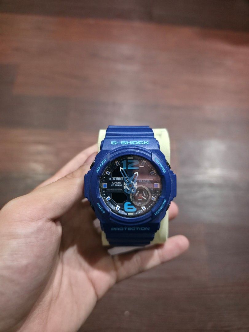 Casio G-Shock Blue Analogue Digital Watch (Category: Men's Watches) located in Manila. Submitted by douglassss24 (Listing ID 1465573684, Image 1). Description: no battery and box! .