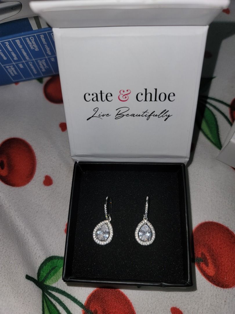 CATE & CLOE (Category: Luxury Accessories) located in Calamba. Submitted by joanwebb_04 (Listing ID 1465478635, Image 2). Description: 18K WITH GOLD PLATED ORIGINAL ACCESORIES Crystals: Uses Swarovski Crystals / High-quality Simulated Diamonds Hypoallergenic Lead & Nickel free, designed for sensitive ears.