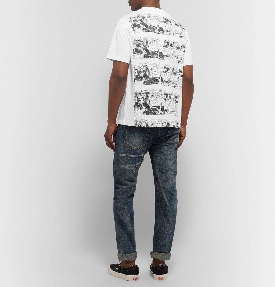 Cav Empt Japan Note Down M/L (Category: Tshirts & Polo Shirts ) located in Antipolo. Submitted by bentakahitanoano (Listing ID 1465483233, Image 1). Description: Cav Empt Japan Note Down Boxy Tee L Cav Empt - Printed Cotton-Jersey T-Shirt Still in good condition Size XL boxy fits L Pit to pit 23.5 Length 27.5.
