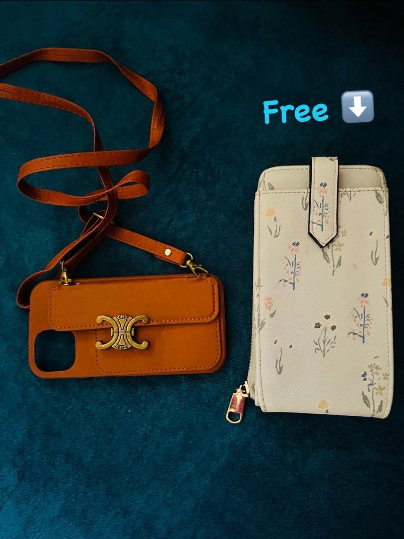 Cellphone bag holder for iphone 13 (Category: Cross-body Bags) located in Manila. Submitted by ctfashion_ (Listing ID 1465396521, Image 2). Description: 2 cellphone bag holder Free Parfois bag.