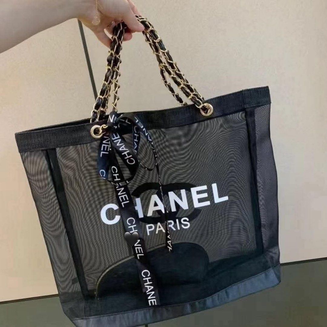 Chanel Tote Mesh Bag (Category: Luxury Bags & Wallets) located in Taguig. Submitted by prelovedbyprei (Listing ID 1465410694, Image 1). Description: Chanel Tote Mesh Bag Original.