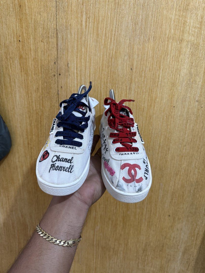 chanel x pharrel (Category: Sneakers & Footwear) located in Maramag. Submitted by thriftshoesapparatus (Listing ID 1465444382, Image 1). Description: .
