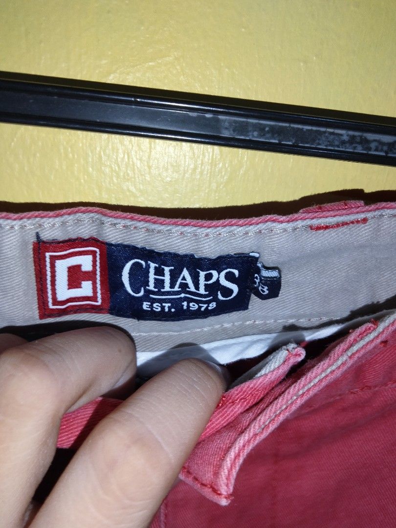 Chaps Chino Shorts Pink Size 38 (Category: Shorts) located in Quezon City. Submitted by slimepapi88 (Listing ID 1465550198, Image 2). Description: chaps short size 38 no issue 500+sf.