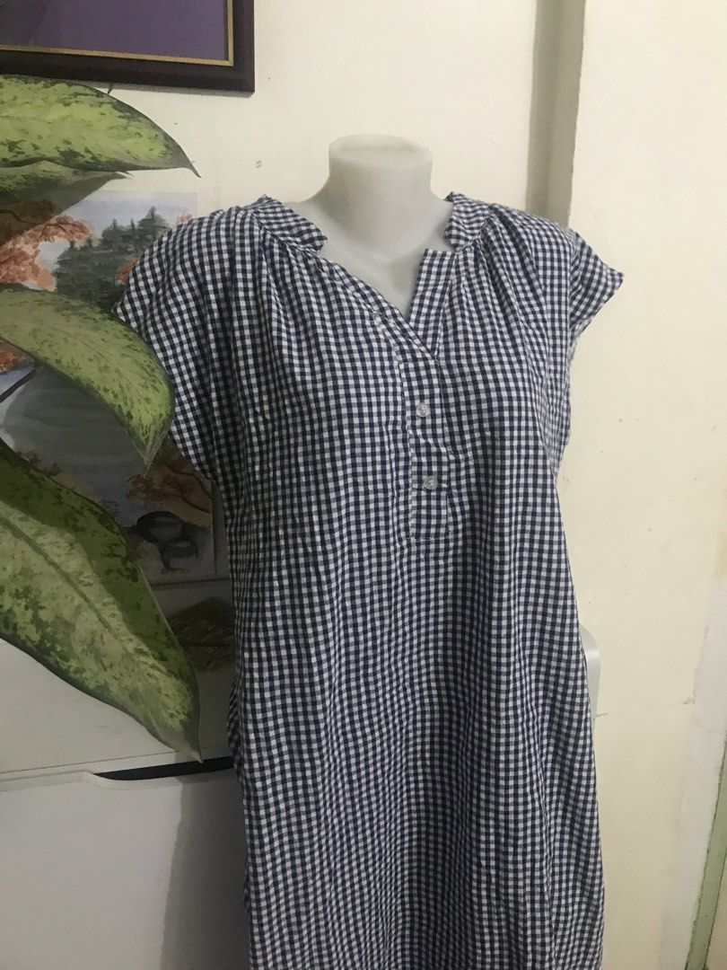 Checked Cotton dress Plus Size XL (Category: Dresses) located in Davao. Submitted by joannen78 (Listing ID 1465392364, Image 2). Description: .