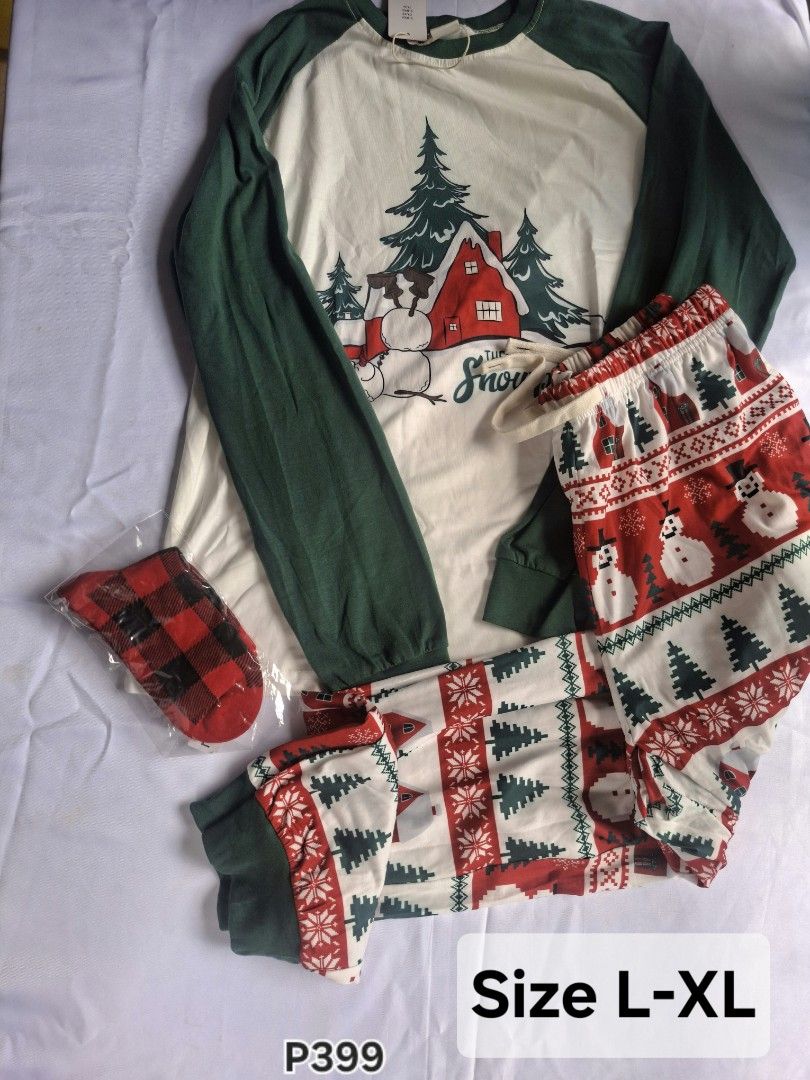 Christmas Pajama sizeL- XL (Category: Sets or Coordinates) located in Daraga. Submitted by etcbythesitters_05 (Listing ID 1465492232, Image 1). Description: Brand new pm for interested.