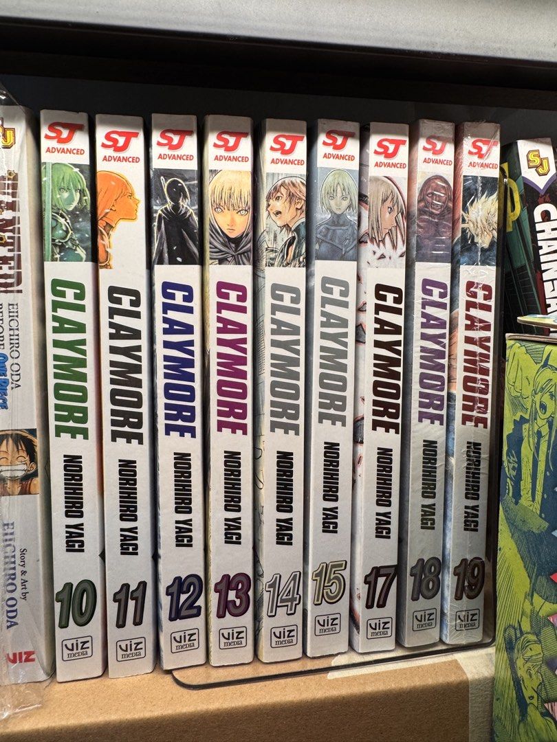 Claymore Vol. 10-15, 17-19 (Category: Comics & Manga) located in Quezon City. Submitted by qklcorona (Listing ID 1465384611, Image 1). Description: Claymore Vol. 10-15, 17-19 -issue yellowing Negotiable.