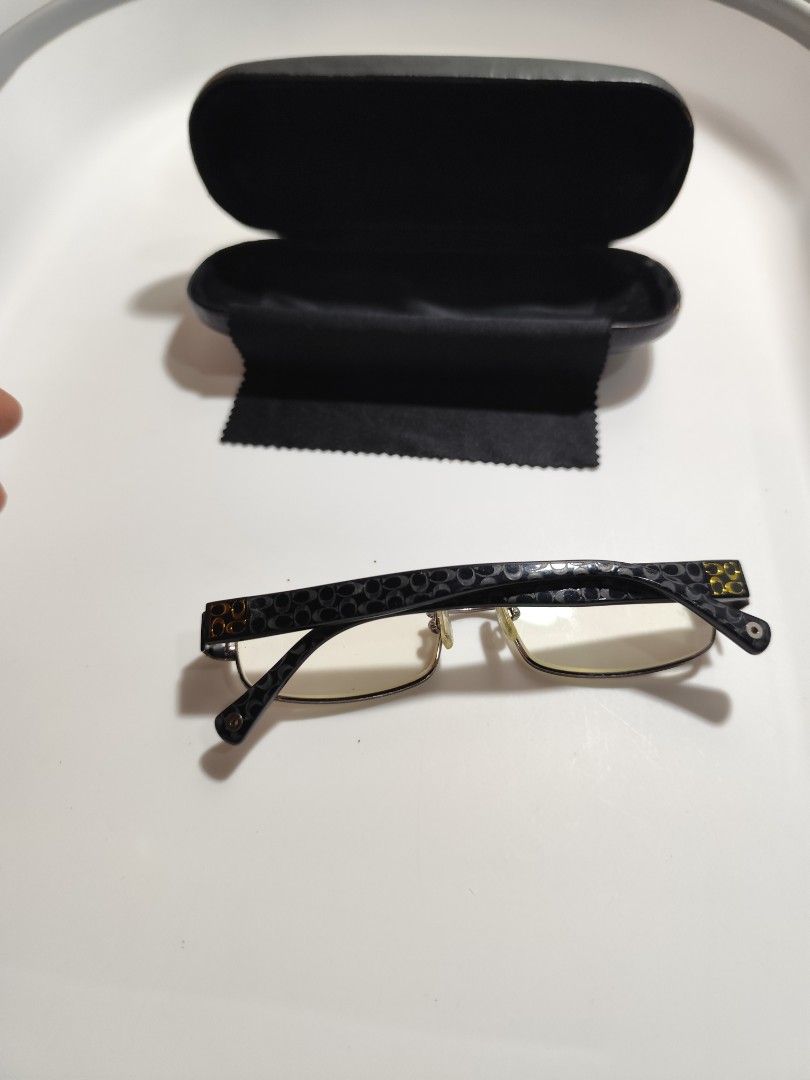 Coach Frame (Category: Sunglasses & Eyewear) located in Cebu City. Submitted by icoolectnsellect (Listing ID 1465516928, Image 2). Description: Issue: Minor scratch, Dirt and RX lens. Bought at Garage Sale. Authenticity not Guaranteed, di ko alam if legit or Fake. Buy @ your own Risk. All EyeGlasses or Sun Glasses ay may Grado or Prescription Glasses. Please be careful para di masira mata nyo, you can change the lens and frame na lng kunin. Not s