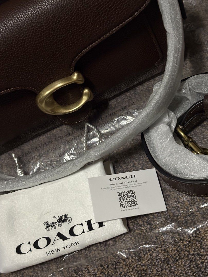 Coach Tabby 26 in Maple (Category: Luxury Bags & Wallets) located in Pasig City. Submitted by madiscarte.ph (Listing ID 1465424182, Image 2). Description: Unused w tag cc and dustbag Can provide proof of purchased Orig!💯.