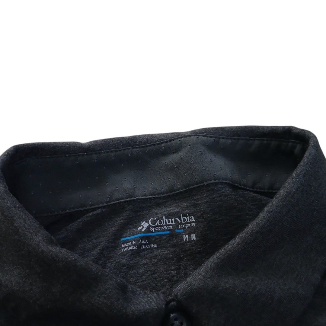 Columbia Polo (Category: Tshirts & Polo Shirts ) located in Iloilo. Submitted by wearmovement.ilo (Listing ID 1465531343, Image 3). Description: Columbia Polo Shirt Dark Grey Color Rate 10/10 Size Medium Men's Dimensions 19.5 Width x 27 Length Excellent Condition / No Issues DM 📩📩📩 _______Disclaimer________ All brand names and trademarks belong to their respective owners and are used for identification only. We are not affiliated with or endor