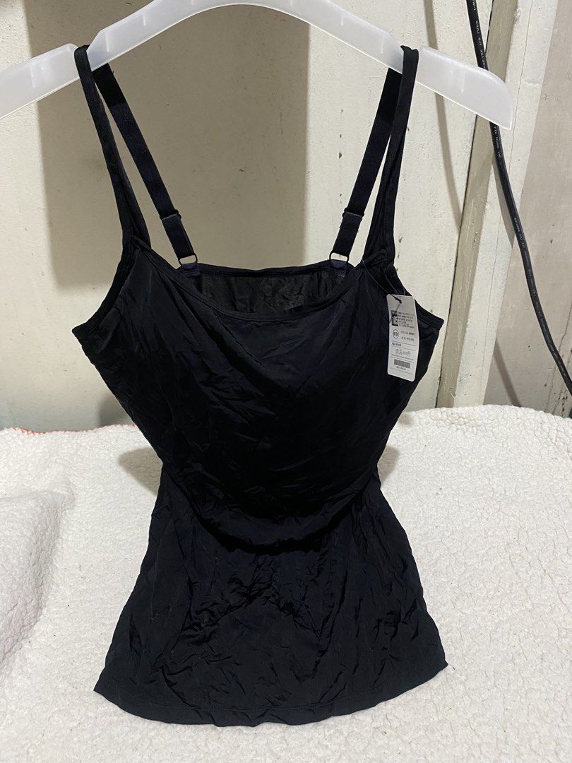 Comfort Lab Cool Silk Basic Camisole Black BR951 Size 105 (Category: Sleeveless) located in Manila. Submitted by resi.diaz (Listing ID 1465562801, Image 1). Description: - Brand: Comfort Lab - Item: Cool Silk Basic Camisole - Color: Black - Style: BR951 - Size: 105 (Underbust: 90-97cm), - Bust Size 36C/D - Condition: Brand new with original tag (Retail: KRW 55,000) - Features: Built-in bra cups, adjustable shoulder straps, ultra-soft and stretchy