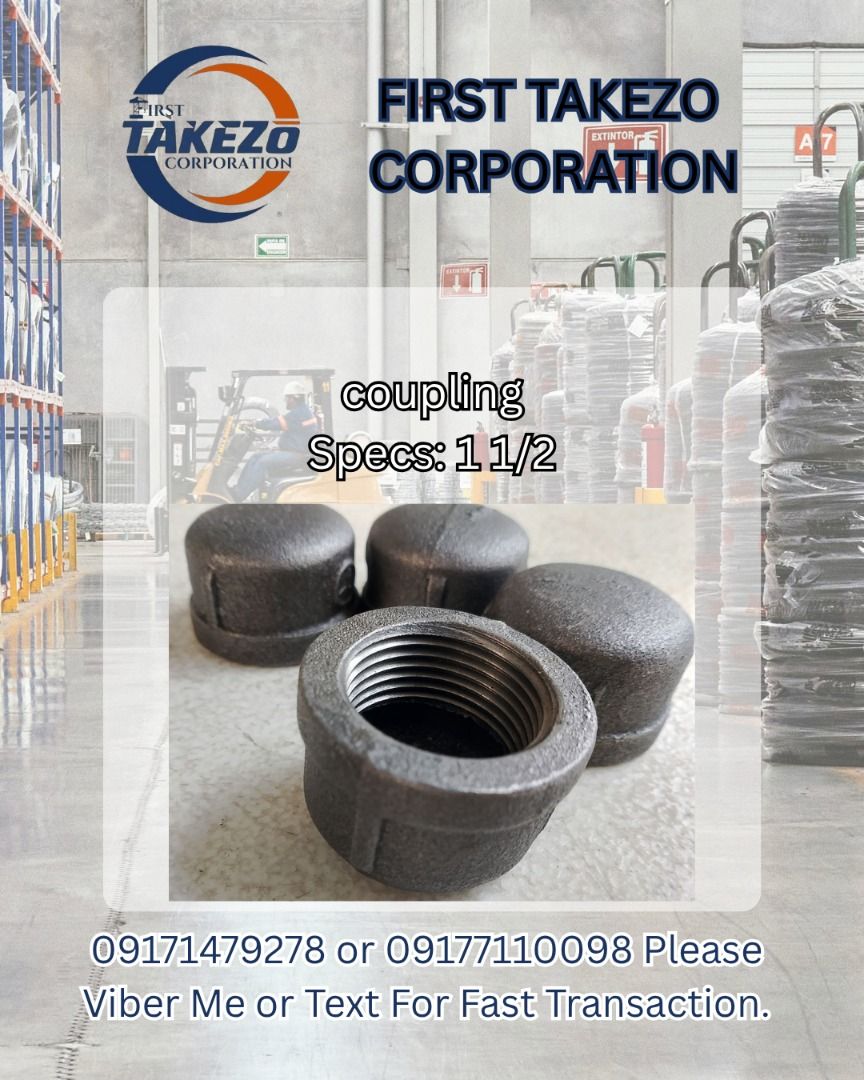 coupling Specs: 1 1/2 (Category: Everything Else Others) located in Manila. Submitted by joeyroque09 (Listing ID 1465385676, Image 1). Description: coupling Specs: 1 1/2.