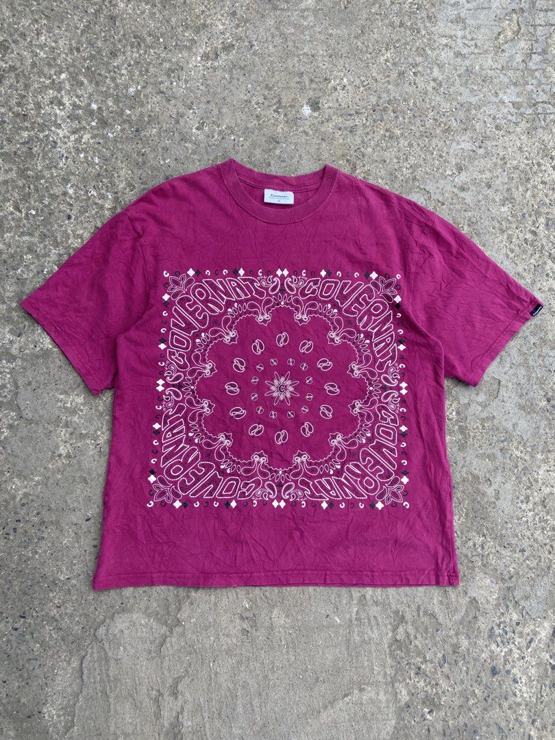 COVERNAT BANDANA GRAPHIC TEE (Category: Tshirts & Polo Shirts ) located in Davao. Submitted by re.wornn (Listing ID 1465477308, Image 1). Description: •MEDIUM W20 L25 •EXCELLENT CONDITION 🏷️380 ADD SHIP 📩DM.