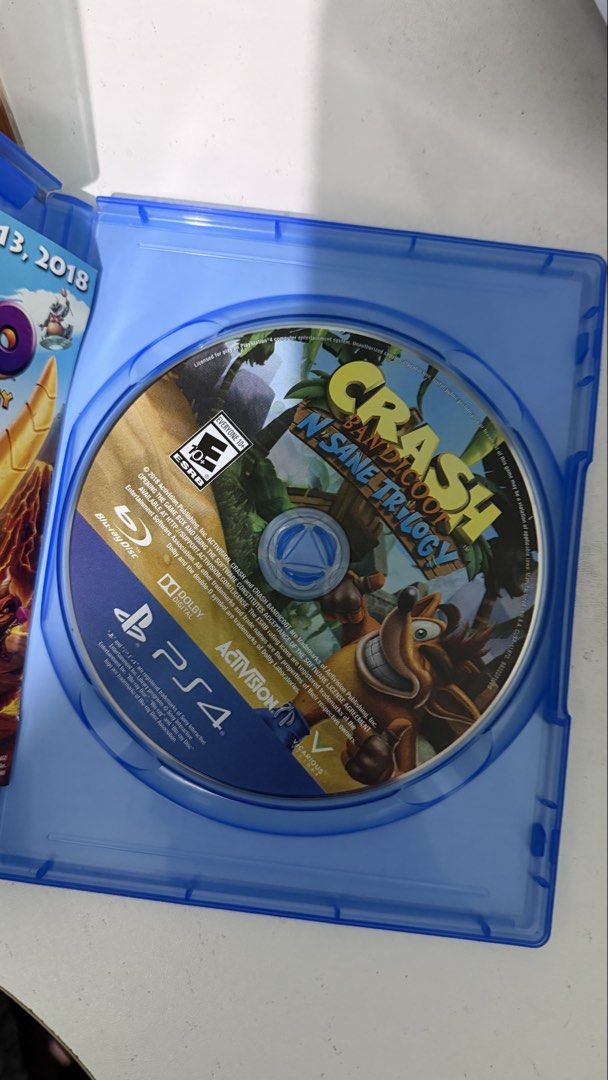 Crash Bandicoot N. Sane Trilogy PS4 Game (Category: PlayStation) located in Manila. Submitted by wonameeey (Listing ID 1465445907, Image 2). Description: Done playing with this, so I’m letting it go! 😊 Feel free to message me if you’re interested!.