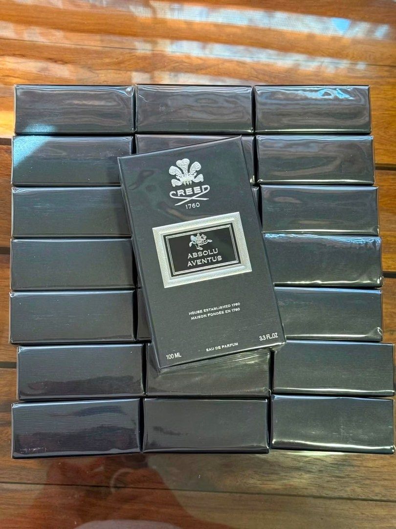 Creed Absolu Aventus Eau de Parfum 100ml (Category: Fragrance & Deodorants) located in Manila. Submitted by trustedseller1902 (Listing ID 1465475435, Image 1). Description: - Item: Creed Absolu Aventus Eau de Parfum - Size: 100ml bottle - Condition: Brand new, sealed in original clear plastic wrap - Details: Premium fragrance, perfect for collectors - Transaction: Send a message for meetup locations or shipping arrangements.