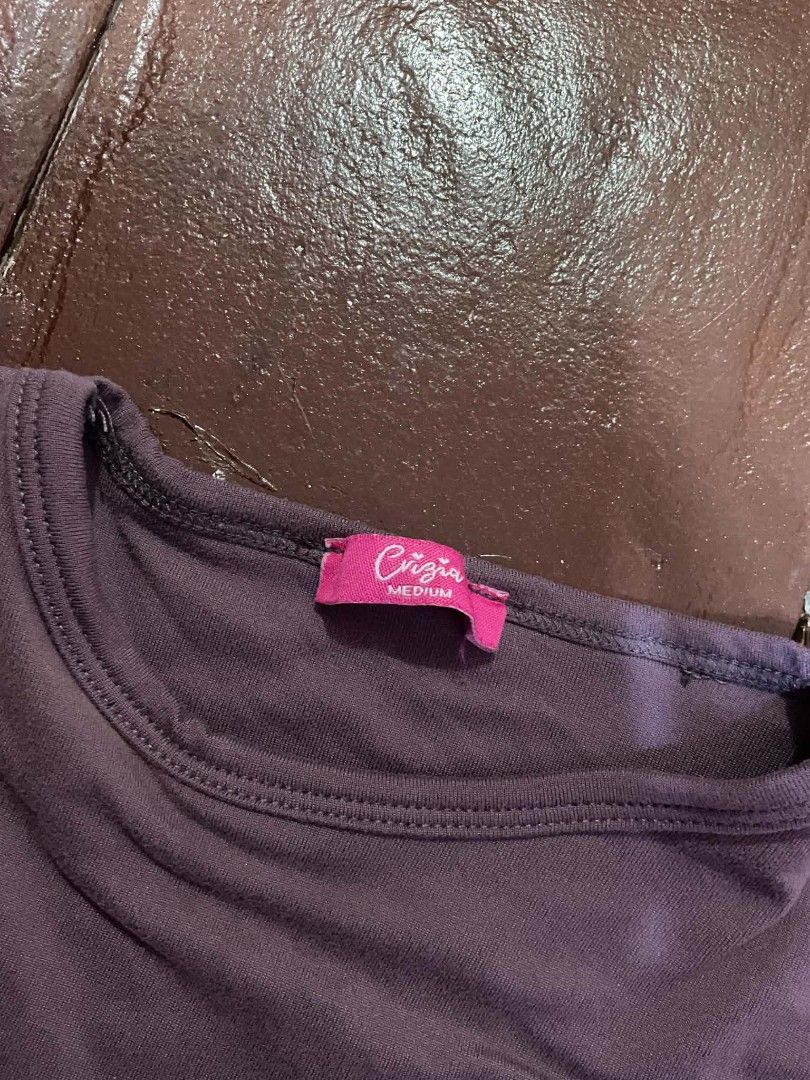 CRIZIA VIOLET DOUBLE LINED TOP (Category: Shirts) located in Manila. Submitted by zesshian (Listing ID 1465508278, Image 2). Description: -free for buyers.