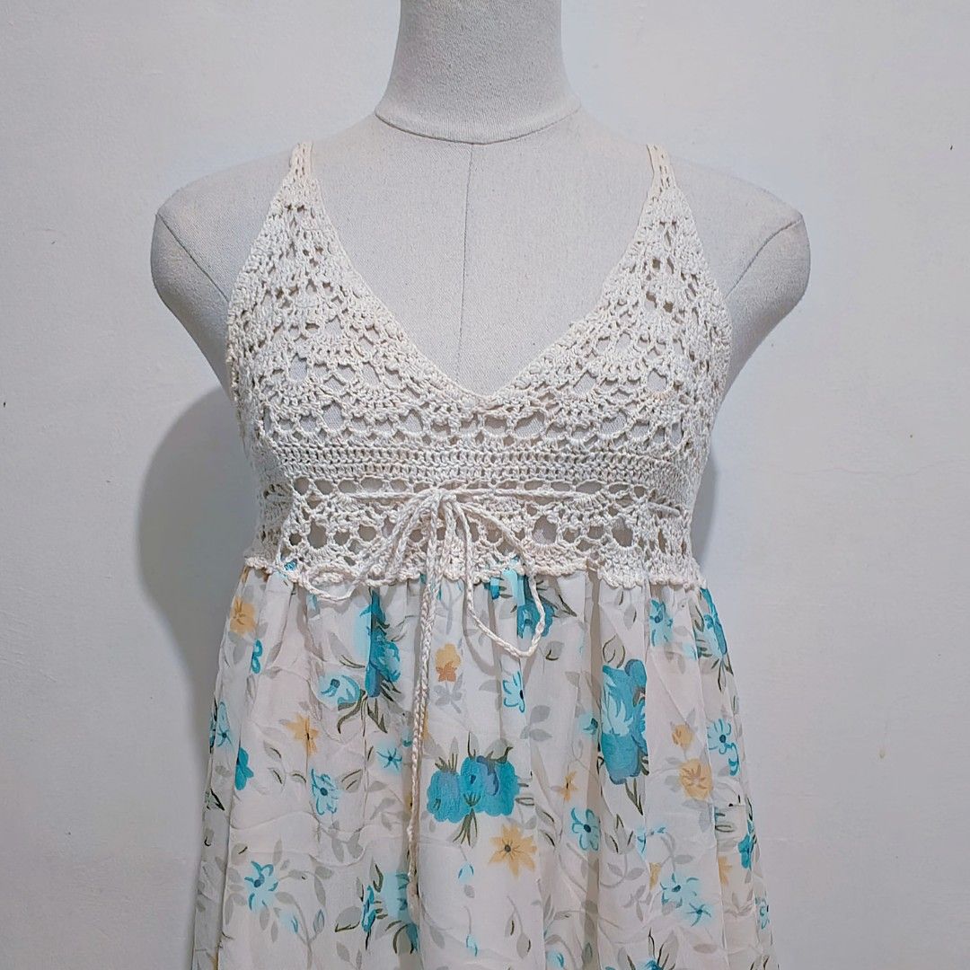 Crochet summer dress (Category: Dresses) located in Tarlac. Submitted by yohfinds (Listing ID 1465438591, Image 2). Description: .