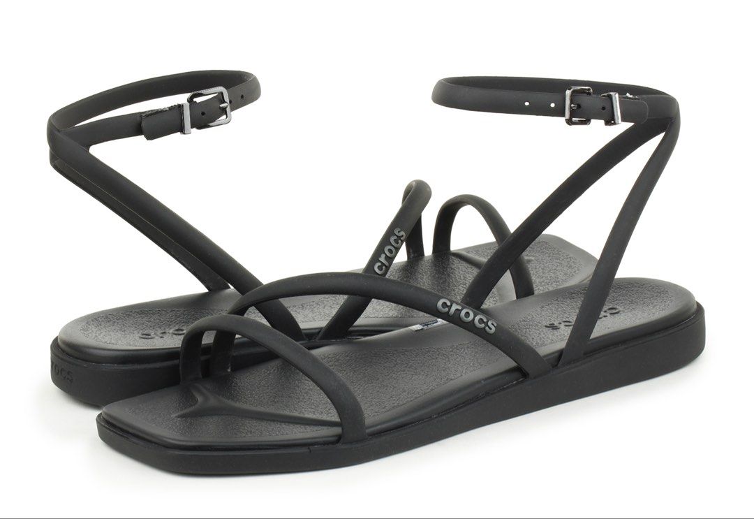 Crocs Black Miami Ankle Strap Sandals (Category: Sandals) located in Quezon City. Submitted by _daynes (Listing ID 1465389042, Image 1). Description: Rfs: too big Used only once.