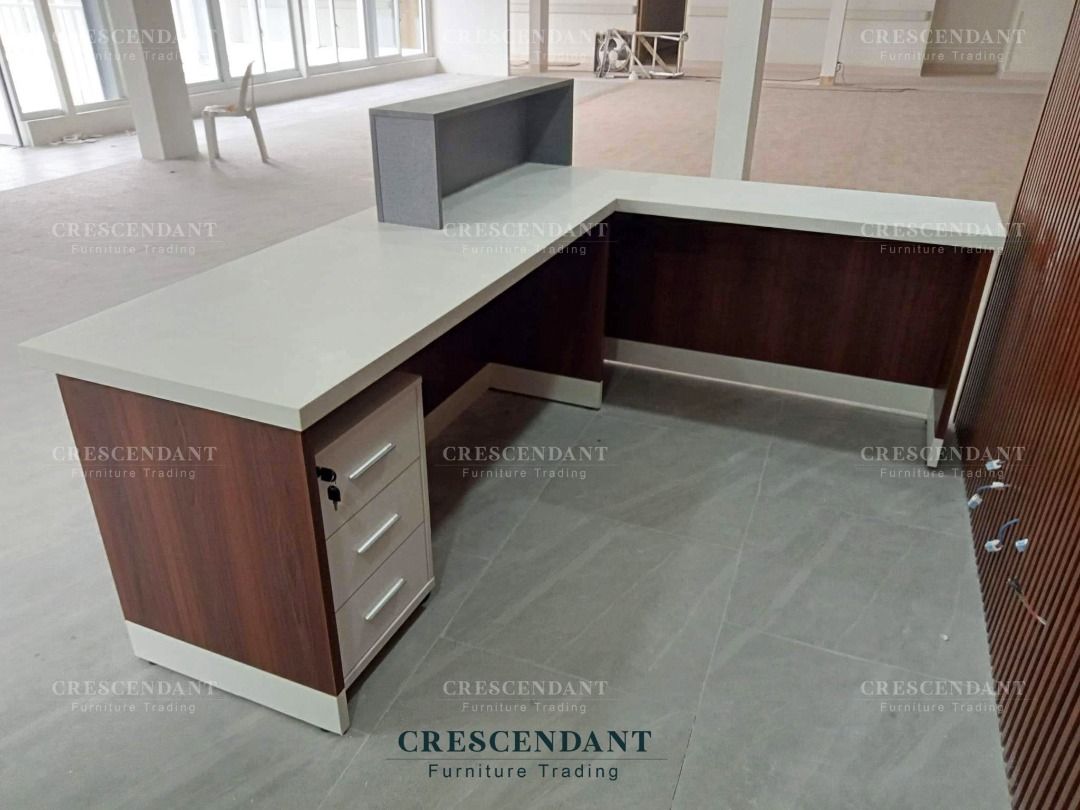 Customized Reception Office Table (Category: Office Furniture & Fixtures) located in Pasig City. Submitted by abicft (Listing ID 1465425324, Image 2). Description: (THE PRICE IS FOR POSTING PURPOSES ONLY) CUSTOMIZE OFFICE PARTITION/WORKSTATION Custom-color, measurement 4.5cm thickness in beige/dark gray frame 📌 FREE QUOTATION! 📌 FREE SITE VISIT & FREE ESTIMATE within Metro Manila 📌 FREE 2D AND 3D LAYOUT or you can send us your measurement/layo