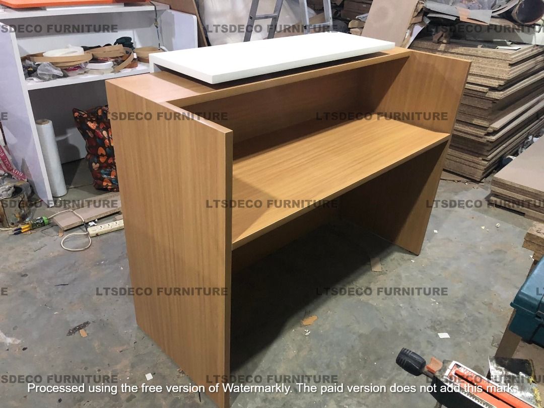 CUSTOMIZED RECEPTION TABLE OFFICE FURNITURE OFFICE PARTITION (Category: Office Furniture & Fixtures) located in Quezon City. Submitted by shane.41412f (Listing ID 1465389948, Image 2). Description: " PRICE MAY VARY DEPENDING ON SIZE, MATERIAL, AND CUSTOMIZATION. " --PRICE IS POSTING PURPOSES ONLY!! ✅ INQUIRE NOW! Hi! Are you looking for MODULAR WORKSTATION OFFICE PARTITION, ACCORDION WALL AND DOOR PARTITION, TOILET/URINAL PARTITION and OFFICE FUR