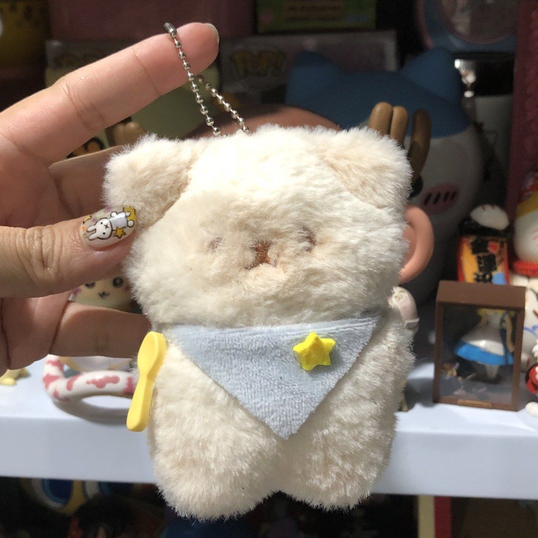 Cute Bear Charm (Category: Plushies & Soft Toys) located in Quezon City. Submitted by kitsune.treasures (Listing ID 1465495010, Image 1). Description: *First to pay policy! *1 day reservation only. Failure to pay on time, auto cancel. 📍Quezon City * MOD: J&T | Lalamove * MOP: GCASH | BPI 📦ON HAND AND READY TO SHIP! CONDITION: WHAT YOU SEE IS WHAT YOU GET. Dimensions: Kindly check the photos for the actual measurements. Please check all the phot
