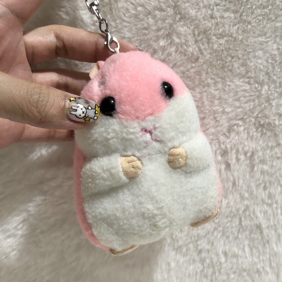 Cute Hamster Charm (Category: Plushies & Soft Toys) located in Quezon City. Submitted by kitsune.treasures (Listing ID 1465493848, Image 1). Description: *First to pay policy! *1 day reservation only. Failure to pay on time, auto cancel. 📍Quezon City * MOD: J&T | Lalamove * MOP: GCASH | BPI 📦ON HAND AND READY TO SHIP! CONDITION: WHAT YOU SEE IS WHAT YOU GET. Dimensions: Kindly check the photos for the actual measurements. Please check all the p