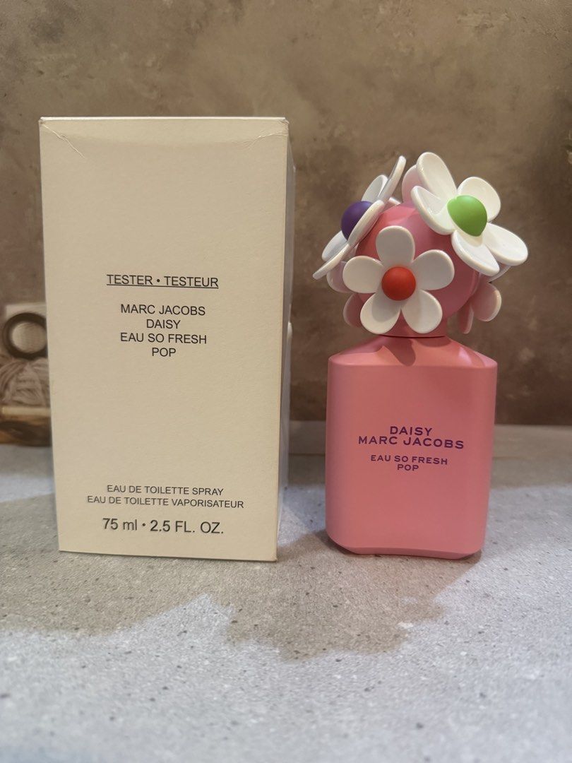 Daisy Marc Jacobs Perfume (Category: Fragrance & Deodorants) located in Paranaque City. Submitted by oommggg (Listing ID 1465561229, Image 1). Description: 100% Original Tester box Perfume is 100% original in tester box. Paranaque area.