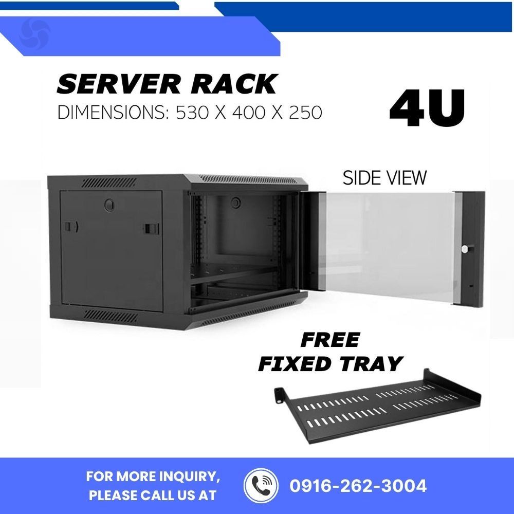 DATA RACK CABINET IN DIFFERENT SIZES (Category: Looking For) located in Makati City. Submitted by johnstone_mkt (Listing ID 1465384980, Image 1). Description: Network Rack Cabinet High-quality, ventilated steel rack cabinet designed to organize, secure, and protect server equipment, network switches, patch panels, and CCTV storage. Sizes Available: - 4U - 6U - 9U Inquire Now!.