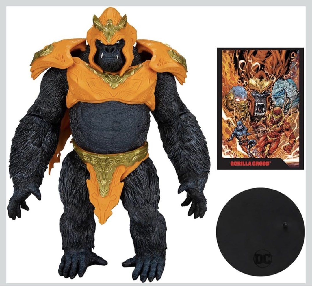 DC Mcfarlane Gorilla Grodd (Category: Action & Battle Toys) located in San Fernando. Submitted by collecatoy (Listing ID 1465541676, Image 2). Description: 12”.