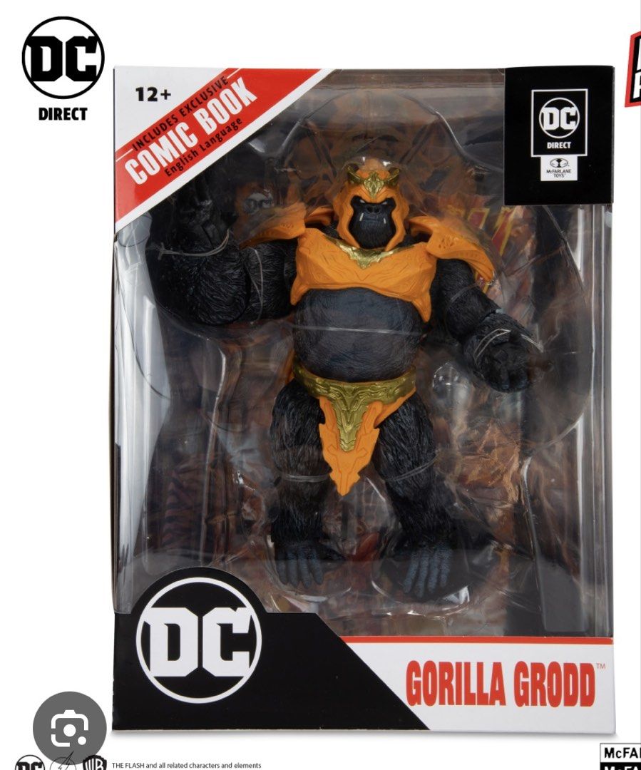 DC Mcfarlane Gorilla Grodd (Category: Action & Battle Toys) located in San Fernando. Submitted by collecatoy (Listing ID 1465541676, Image 1). Description: 12”.