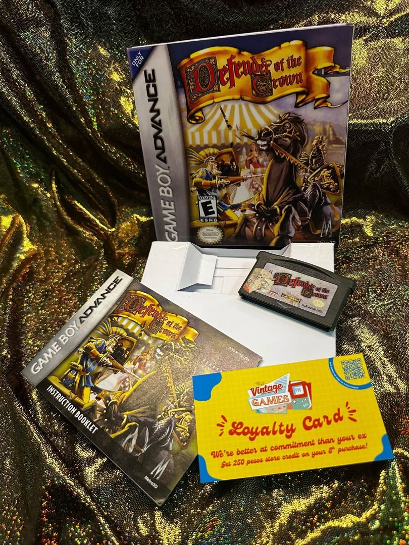 Defender of the Crown (Category: Nintendo) located in Quezon City. Submitted by vintagegamesph (Listing ID 1465426480, Image 1). Description: Defender of the Crown With original manual Free repro box.