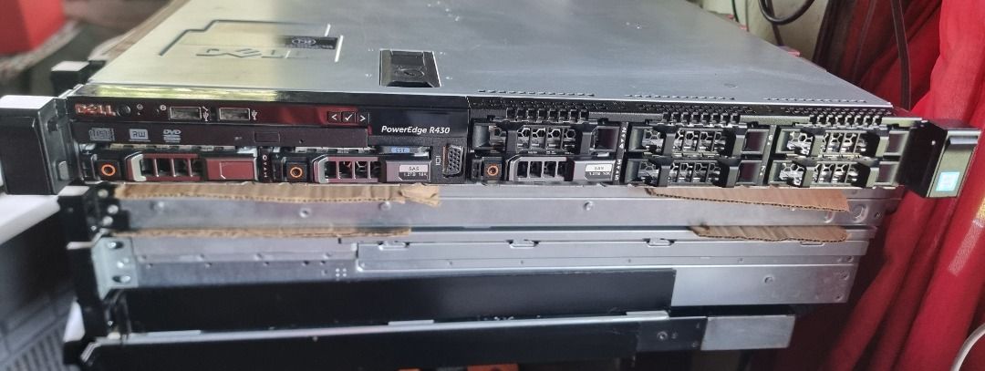 Dell PowerEdge R430 - 1U Rackmount Server (Category: Office & Business Technology) located in Manila. Submitted by gamersone (Listing ID 1465382954, Image 1). Description: The Dell PowerEdge R430 is a 1U, two-socket rackmount server designed for small-to-medium businesses and space-constrained data centers needing powerful performance Processor: 2x Xeon E5-2690v4 Memory: 16 GB DDR4 Registered ECC Memory Storage : 256 GB SSD SATA + 1 TB HDD SAS RA