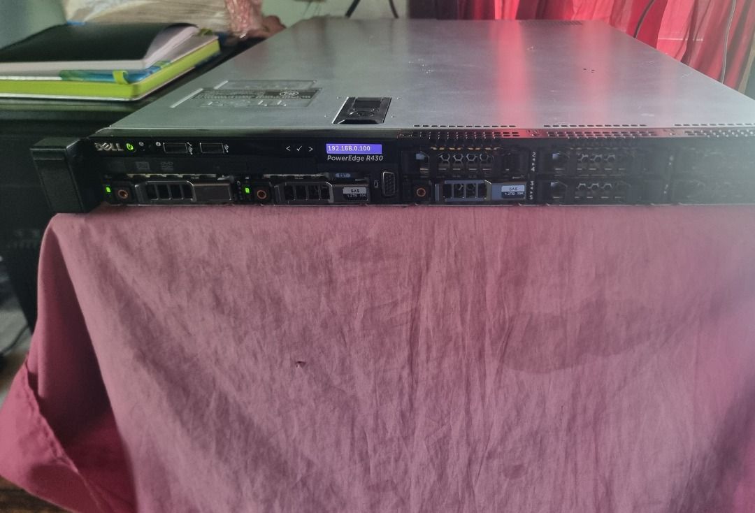 Dell PowerEdge R430 - 1U Rackmount Server (Category: Office & Business Technology) located in Manila. Submitted by gamersone (Listing ID 1465382954, Image 2). Description: The Dell PowerEdge R430 is a 1U, two-socket rackmount server designed for small-to-medium businesses and space-constrained data centers needing powerful performance Processor: 2x Xeon E5-2690v4 Memory: 16 GB DDR4 Registered ECC Memory Storage : 256 GB SSD SATA + 1 TB HDD SAS RA