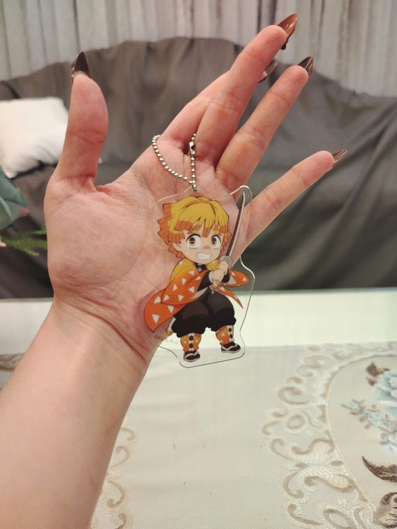 Demon Slayer Agatsuma Zenitsu Acrylic Keychain (Category: Character Goods) located in San Fernando. Submitted by jpmarketplace2023 (Listing ID 1465469359, Image 3). Description: 💚 All items are authentic from Japan. 💛 MOP: GCash (❌️ GCash Protect) 🩵 MOD: LBC only (❌️ S. Checkout, COD, COP) 💙 Meet-up: Vista Mall, San Fernando, Pampanga 💜 All items are on-hand. 🧡 First to pay gets the item first. ❤️ Breakable items are packed with care and ca