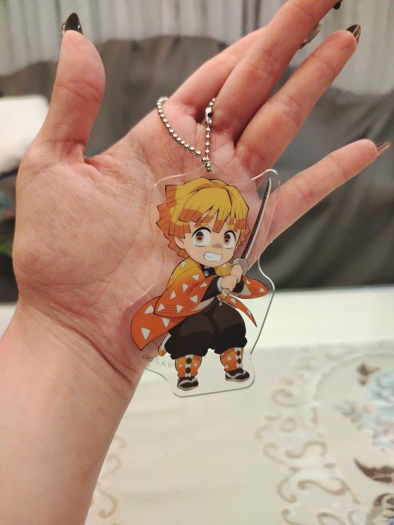 Demon Slayer Agatsuma Zenitsu Acrylic Keychain (Category: Character Goods) located in San Fernando. Submitted by jpmarketplace2023 (Listing ID 1465469359, Image 1). Description: 💚 All items are authentic from Japan. 💛 MOP: GCash (❌️ GCash Protect) 🩵 MOD: LBC only (❌️ S. Checkout, COD, COP) 💙 Meet-up: Vista Mall, San Fernando, Pampanga 💜 All items are on-hand. 🧡 First to pay gets the item first. ❤️ Breakable items are packed with care and ca
